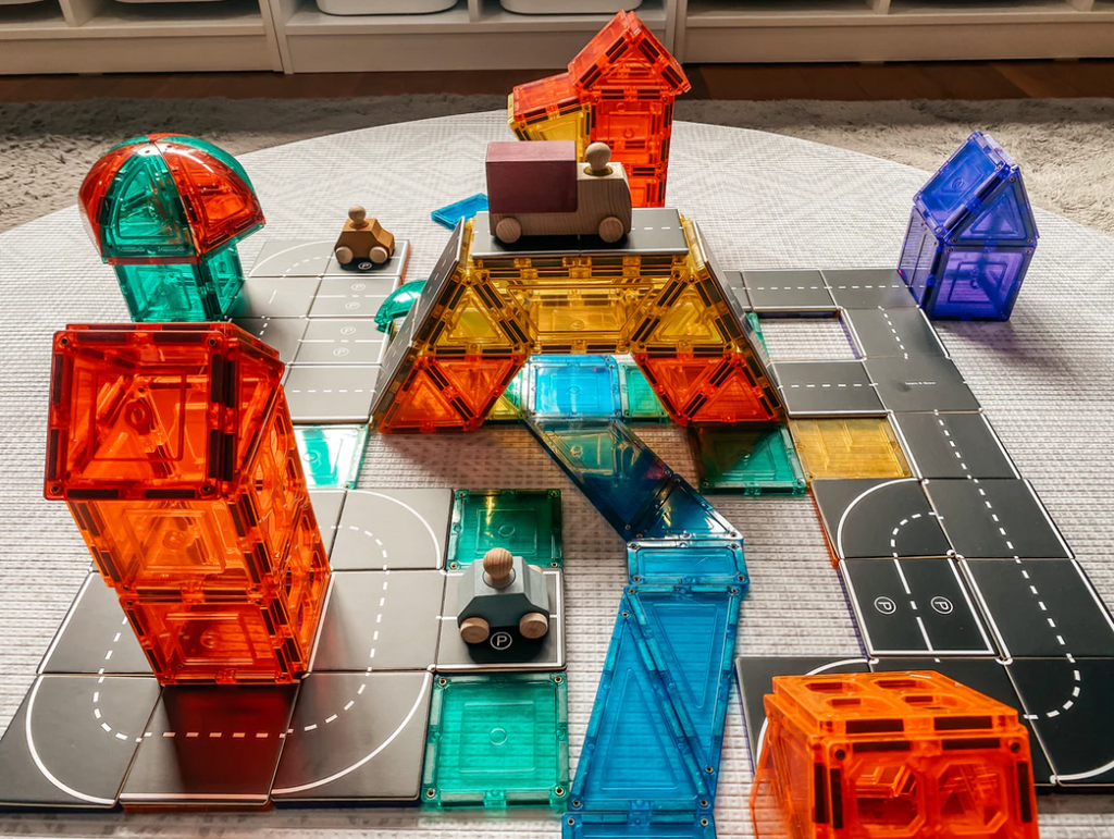 Magnetic Tile Topper - Road
