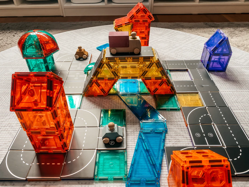 Magnetic Tile Topper - Road