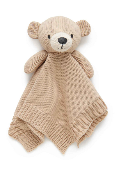 Knitted Bear Comforter
