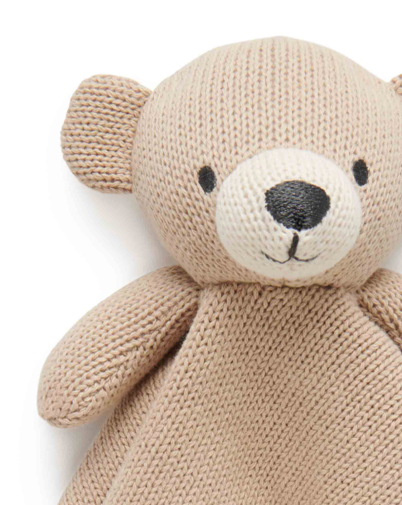 Knitted Bear Comforter