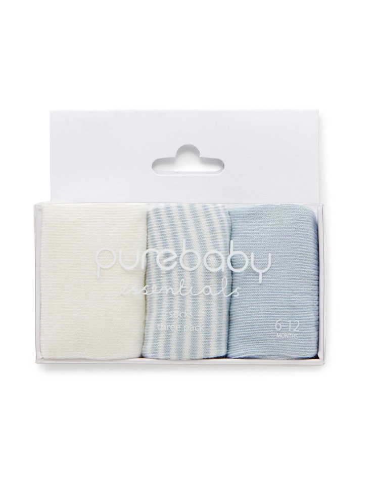 3 Sock Pack - Assorted