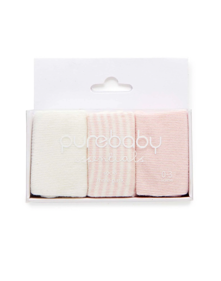 3 Sock Pack - Assorted