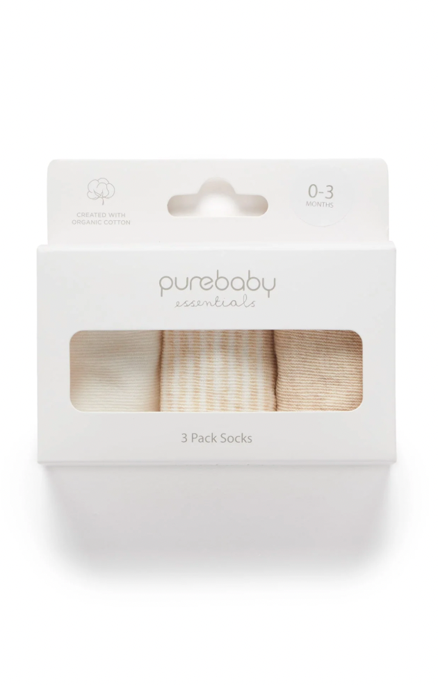 3 Sock Pack - Assorted