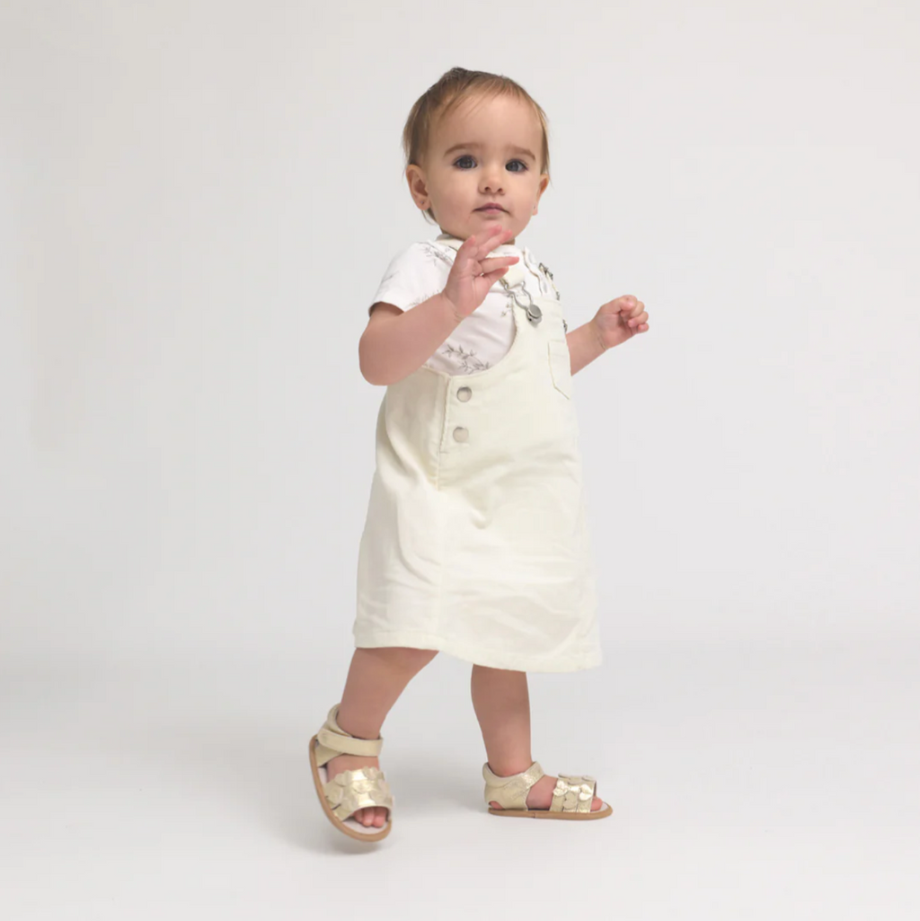HEARTS SANDAL Gold Sparkle