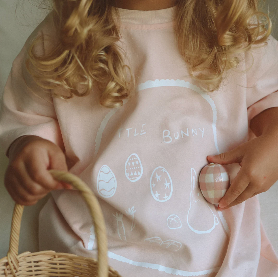 COMING SOON Easter Slouch Tee - Petal