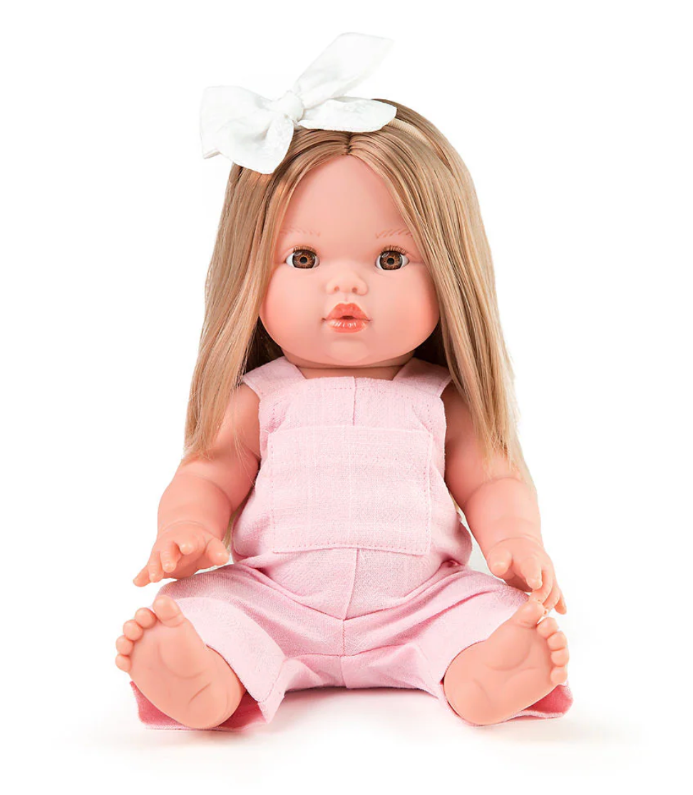 Doll Clothing - Jamie Linen Overall Assorted