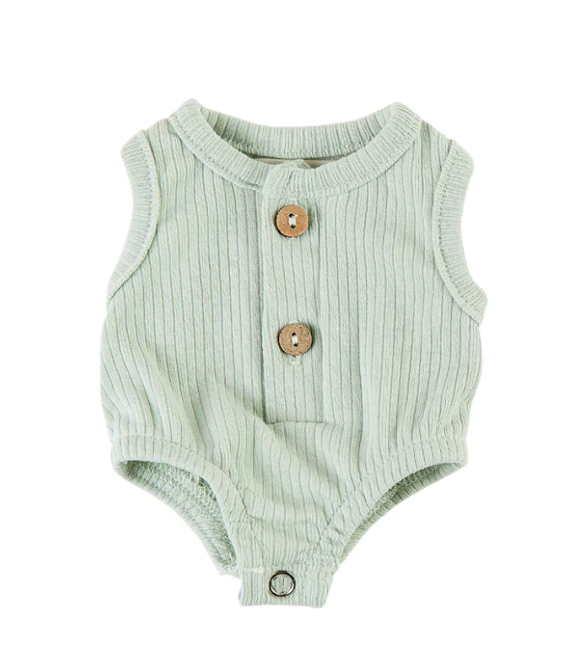Doll Clothing - Luca Ribbed Bubble Romper Assorted