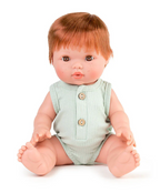 Doll Clothing - Luca Ribbed Bubble Romper Assorted