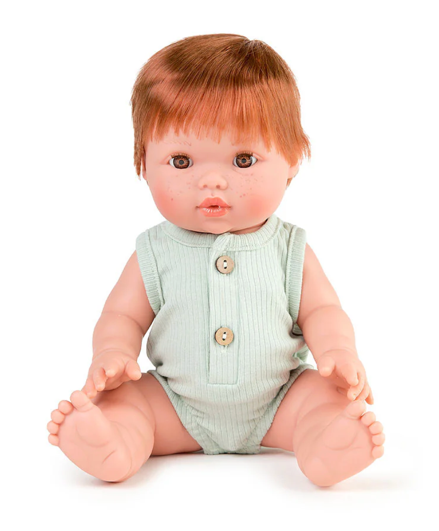 Doll Clothing - Luca Ribbed Bubble Romper Assorted
