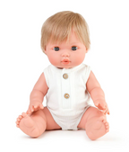 Doll Clothing - Luca Ribbed Bubble Romper Assorted