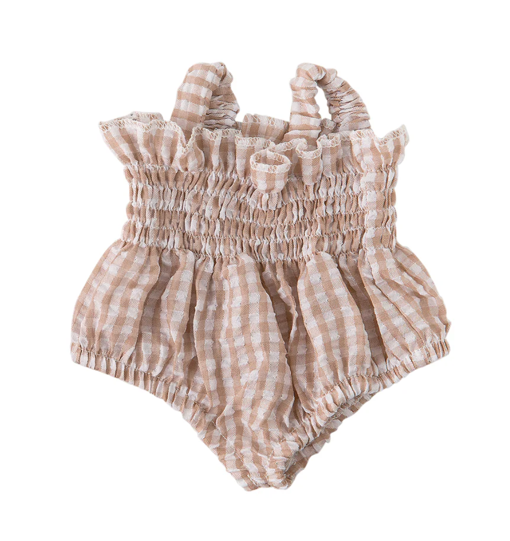 Doll Clothing – Olivia Smock Bubble Romper Assorted