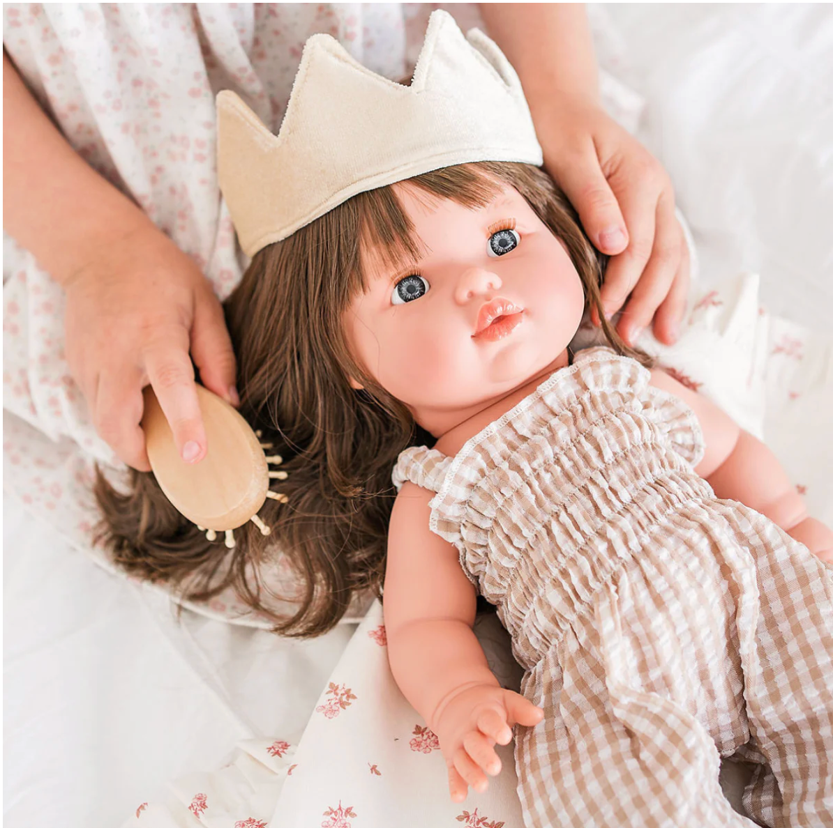 COMING SOON Doll Clothing - Florence Smocked Jumpsuit Assorted