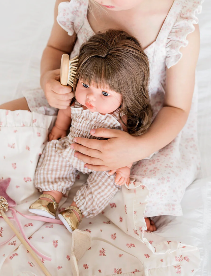 COMING SOON Doll Clothing - Florence Smocked Jumpsuit Assorted