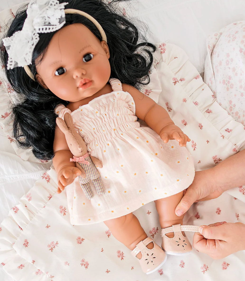 Doll Clothing - Billie Muslin Smocked Dress Set