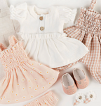 Doll Clothing - Kennedy Puff Sleeve Dress Bodysuit