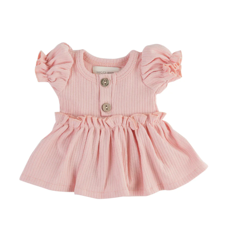 Doll Clothing - Kennedy Puff Sleeve Dress Bodysuit