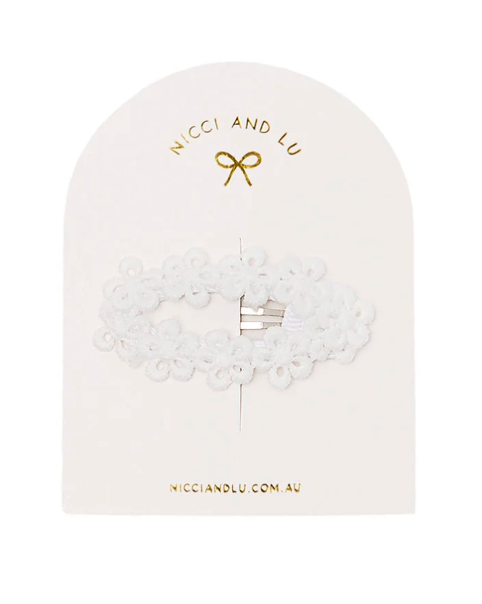 Doll Oval Daisy Chain Clip - Daisy