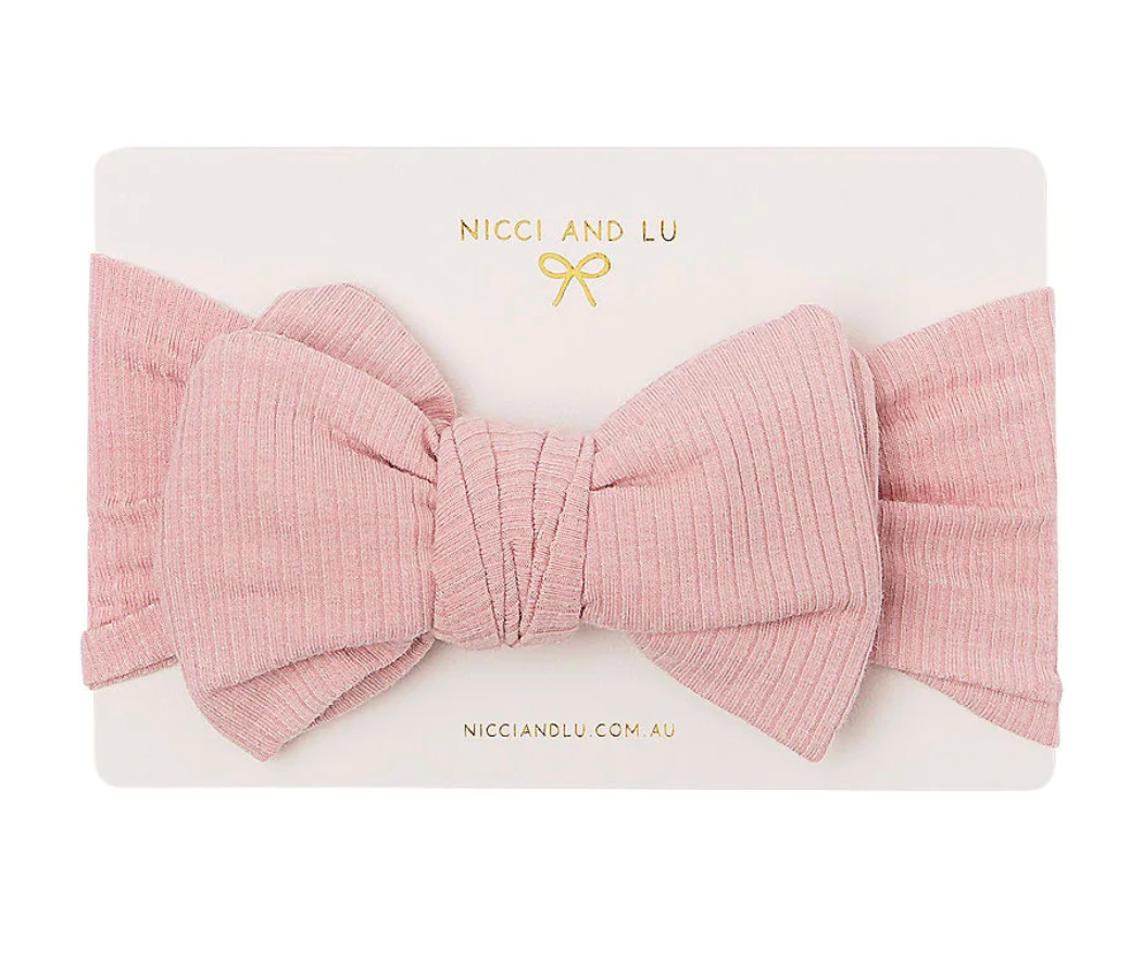 Oversized Soft Textured Bow