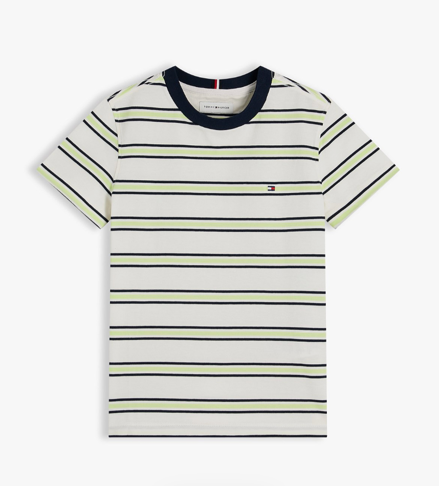 Essential Cotton T-Shirt Multi-Stripe