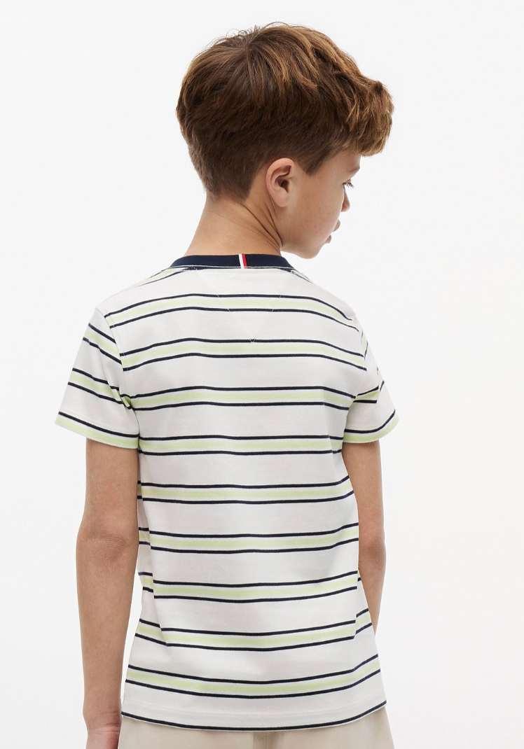 Essential Cotton T-Shirt Multi-Stripe