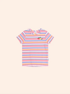 Tropical Fruit Stripe Rib Tee
