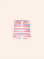 Tropical Stripe Bike Short