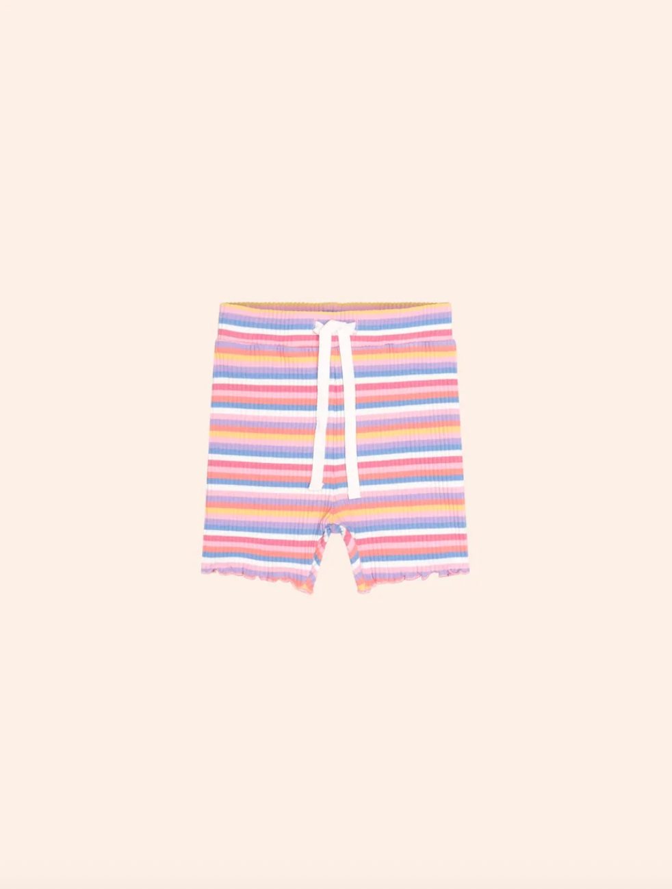 Tropical Stripe Bike Short