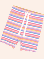 Tropical Stripe Bike Short