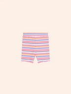 Tropical Stripe Bike Short