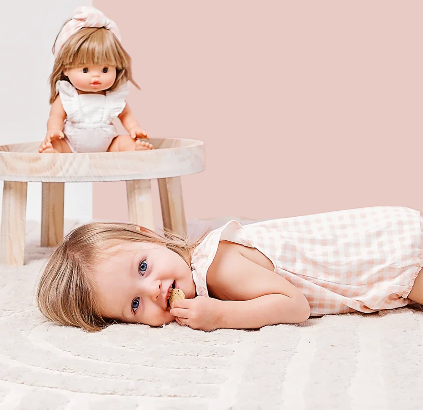 Doll Clothing - Emma Muslin Flutter Romper