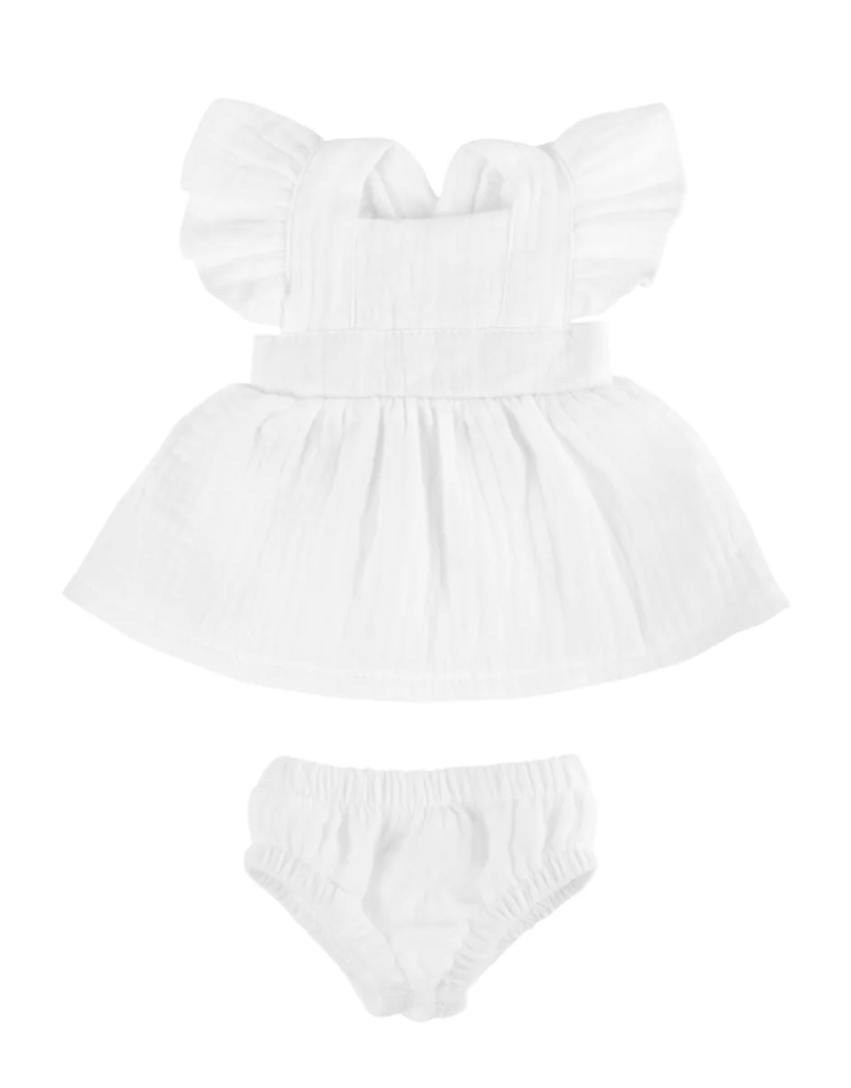 Doll Clothing - Pippa Muslin Apron Dress Assorted