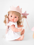 Doll Clothing - Pippa Muslin Apron Dress Assorted