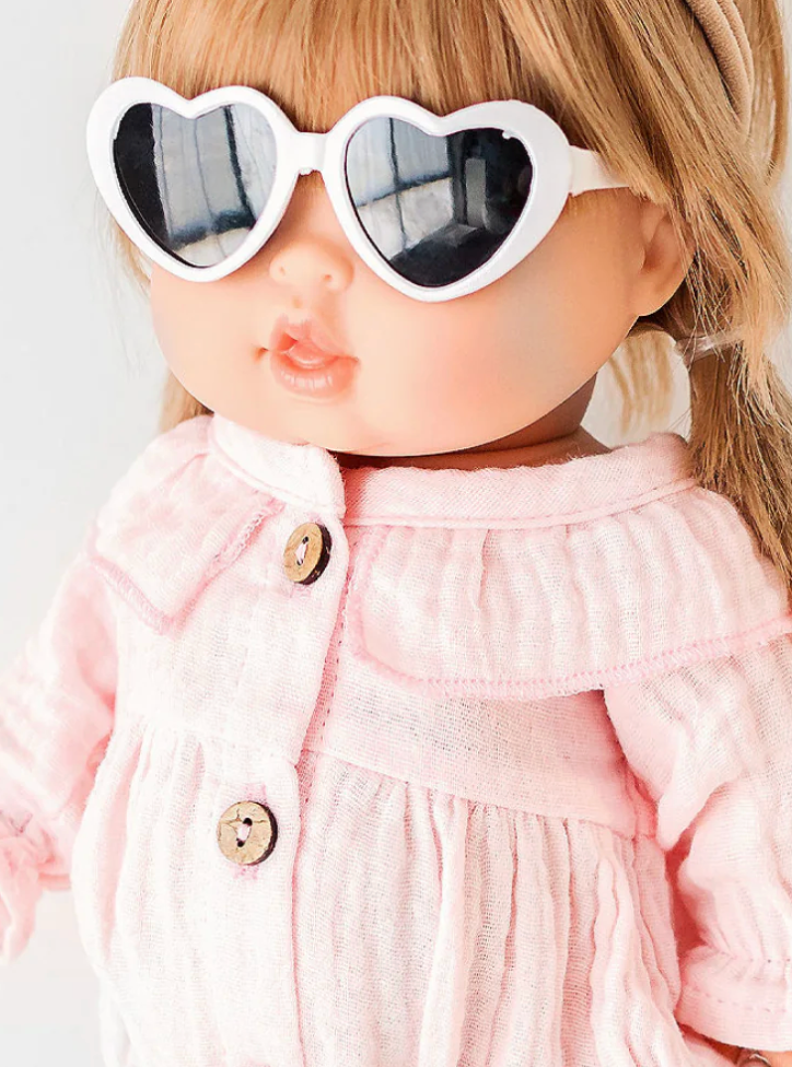 Heart Shaped Doll Sunglasses - Assorted