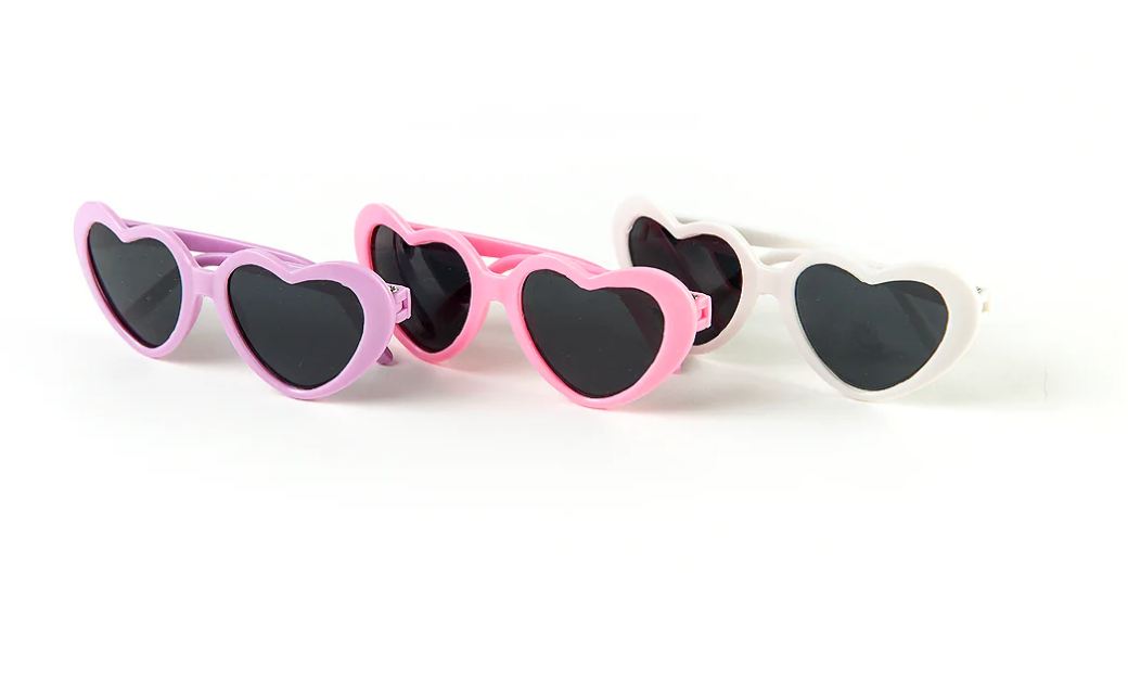 Heart Shaped Doll Sunglasses - Assorted