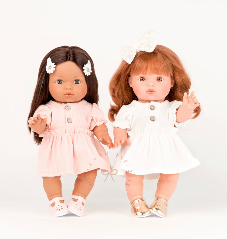 Doll Clothing - Kennedy Puff Sleeve Dress Bodysuit
