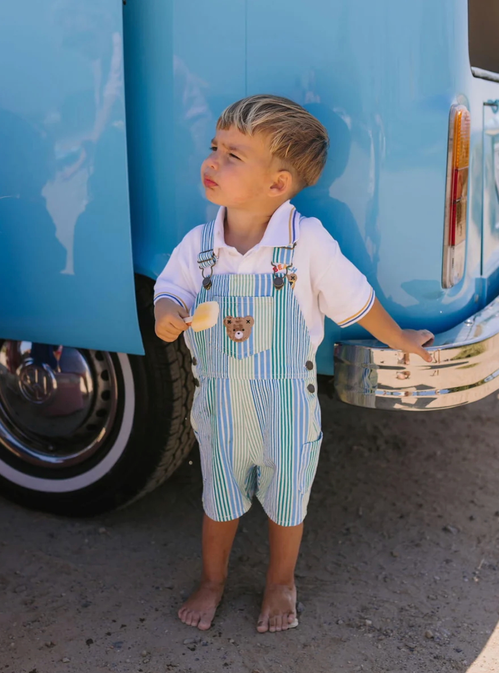 COMING SOON Beach Club Hux Variegated Stripe Shortall