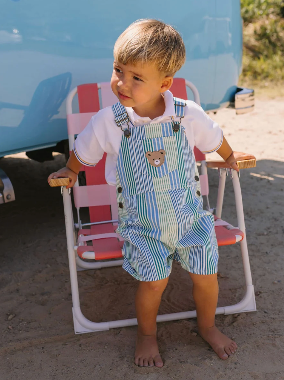 COMING SOON Beach Club Hux Variegated Stripe Shortall
