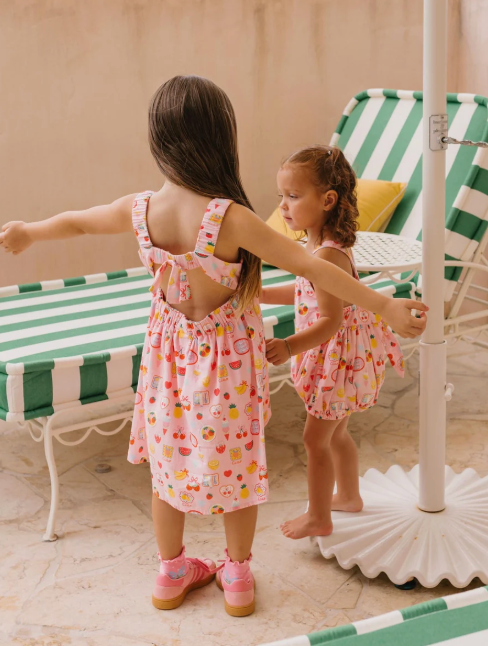 Beach Club Paradise Tie Dress