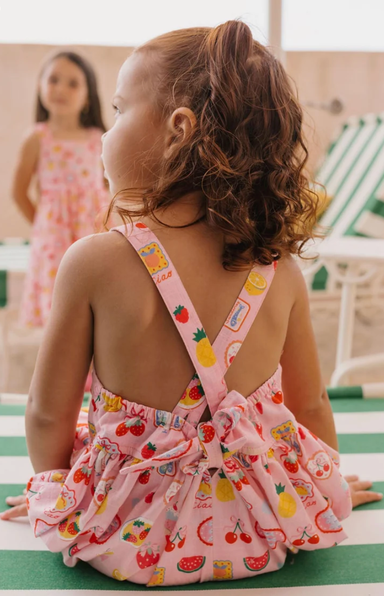 Beach Club Paradise Tie Romper