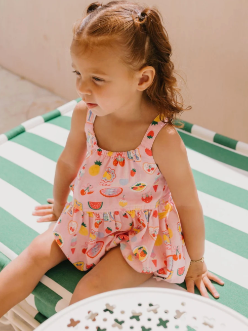 Beach Club Paradise Tie Romper