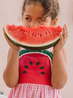 One-in-a-melon Check Dress