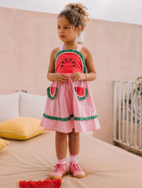 COMING SOON One-in-a-melon Check Dress