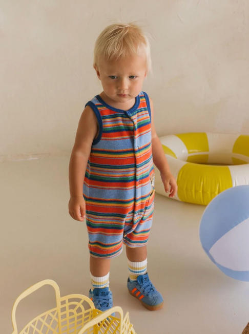 Hux Sunset Stripe S/less Romper