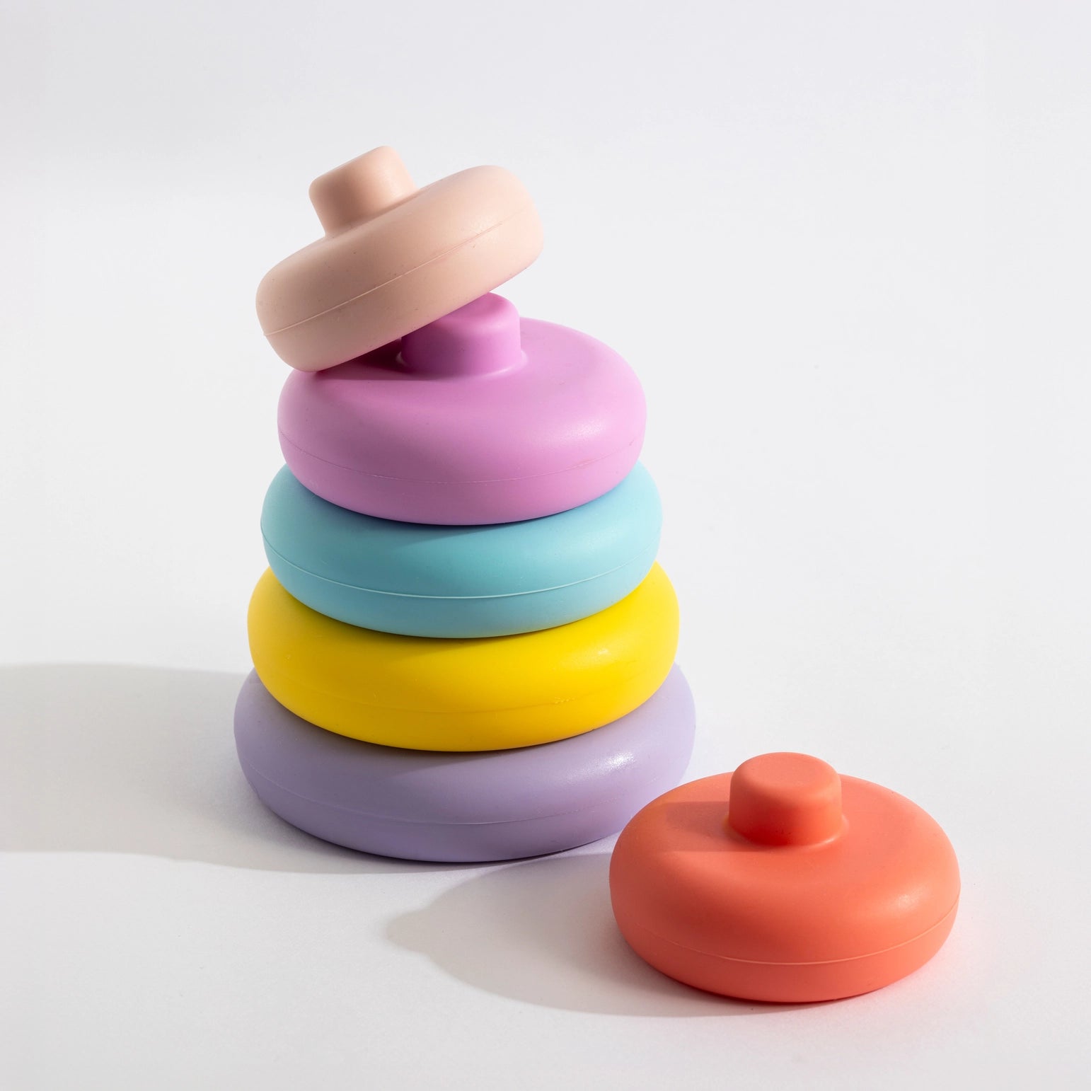 Silicone Stacking Tower Ring - Sorbet