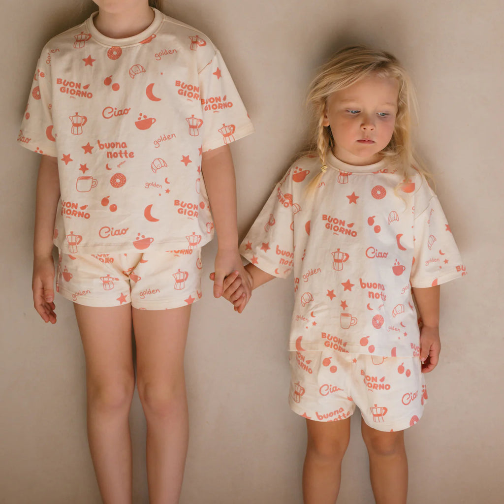 Buona Notte Pyjamas Summer Set Pink Moon