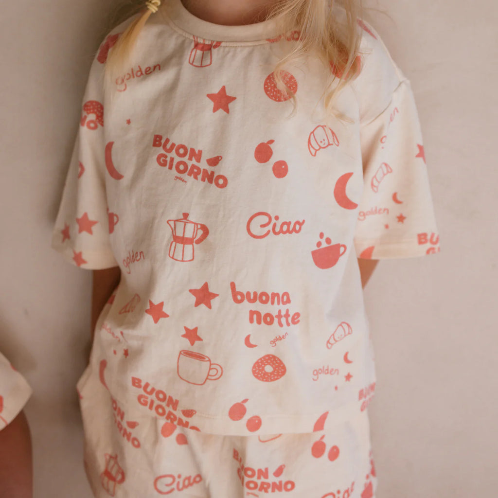 Buona Notte Pyjamas Summer Set Pink Moon