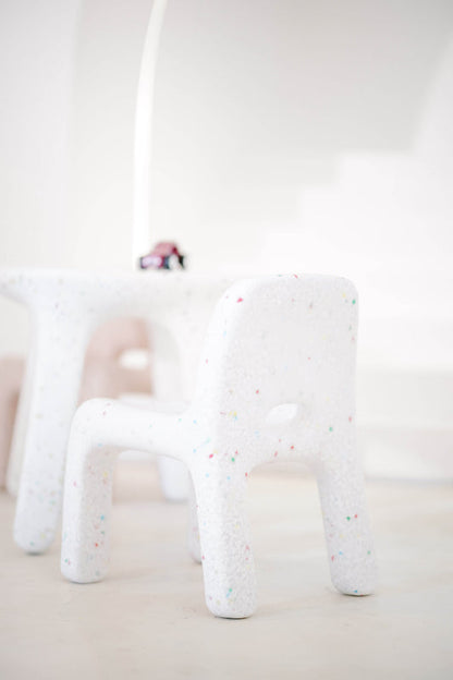 Sprinkle Table & 2 Chairs Set - White