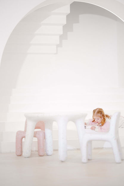 Sprinkle Table & 2 Chairs Set - White