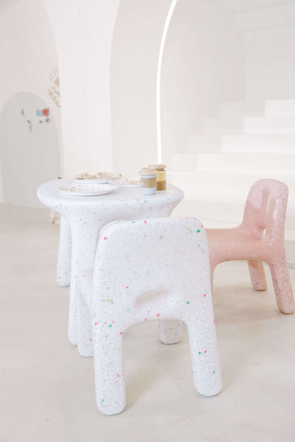 Sprinkle Table & 2 Chairs Set - White