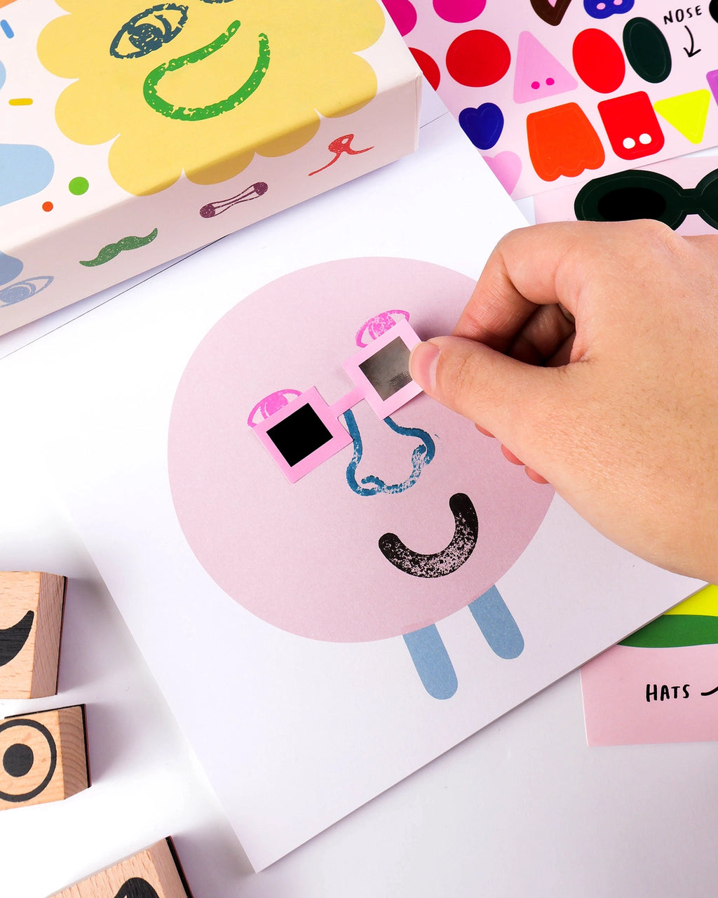 PREORDER Stamp Kit - Cool Faces